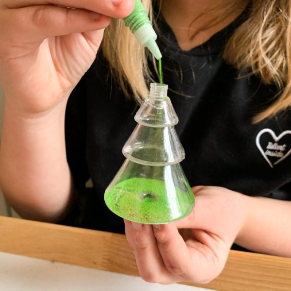 Sand bottle “Christmas tree”